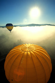 Hot air baloon flight in Andorra